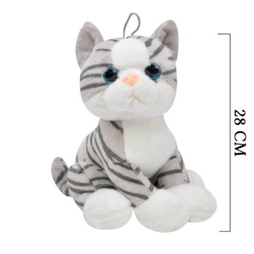 Peluş Oyuncak Kedi 28 cm 